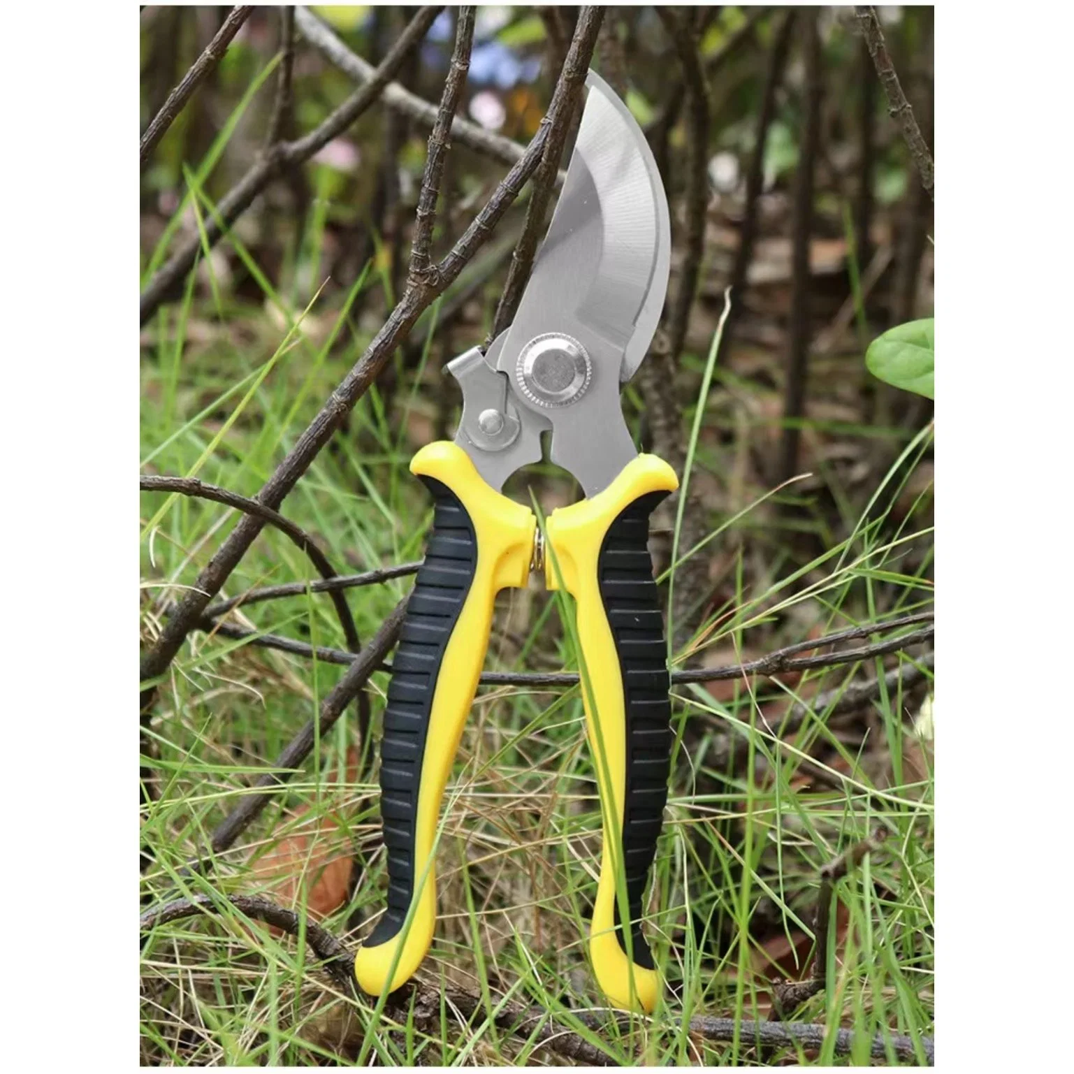 Garden Shears, Sharp Bypass Pruning Shears, Leaf Scissor, Great for Hands. Secateurs, Hand Pruner, Clippers Wyz10150