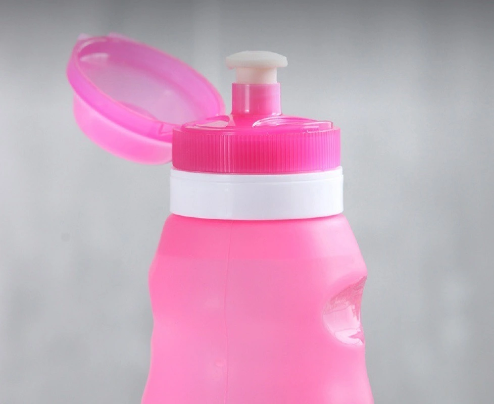 Foldable Silicone Drinking Bottle Leak Proof Bottle Ci16188