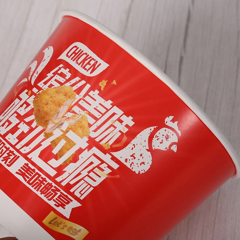 Hamburguesa de pollo frito personalizados cuchara taza de Kfc aperitivos confitadas papel de envolver el cucharón