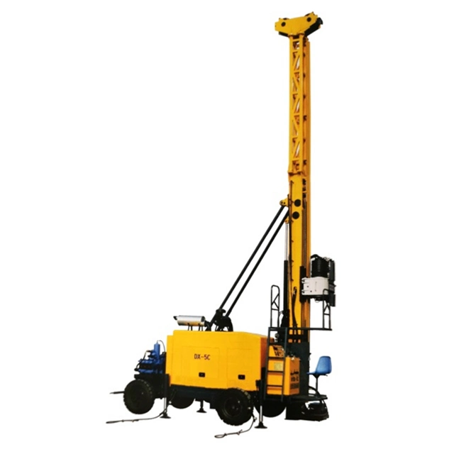 Dx-5c Geological Core Drill Rig Hydraulic Rock Drilling Rig