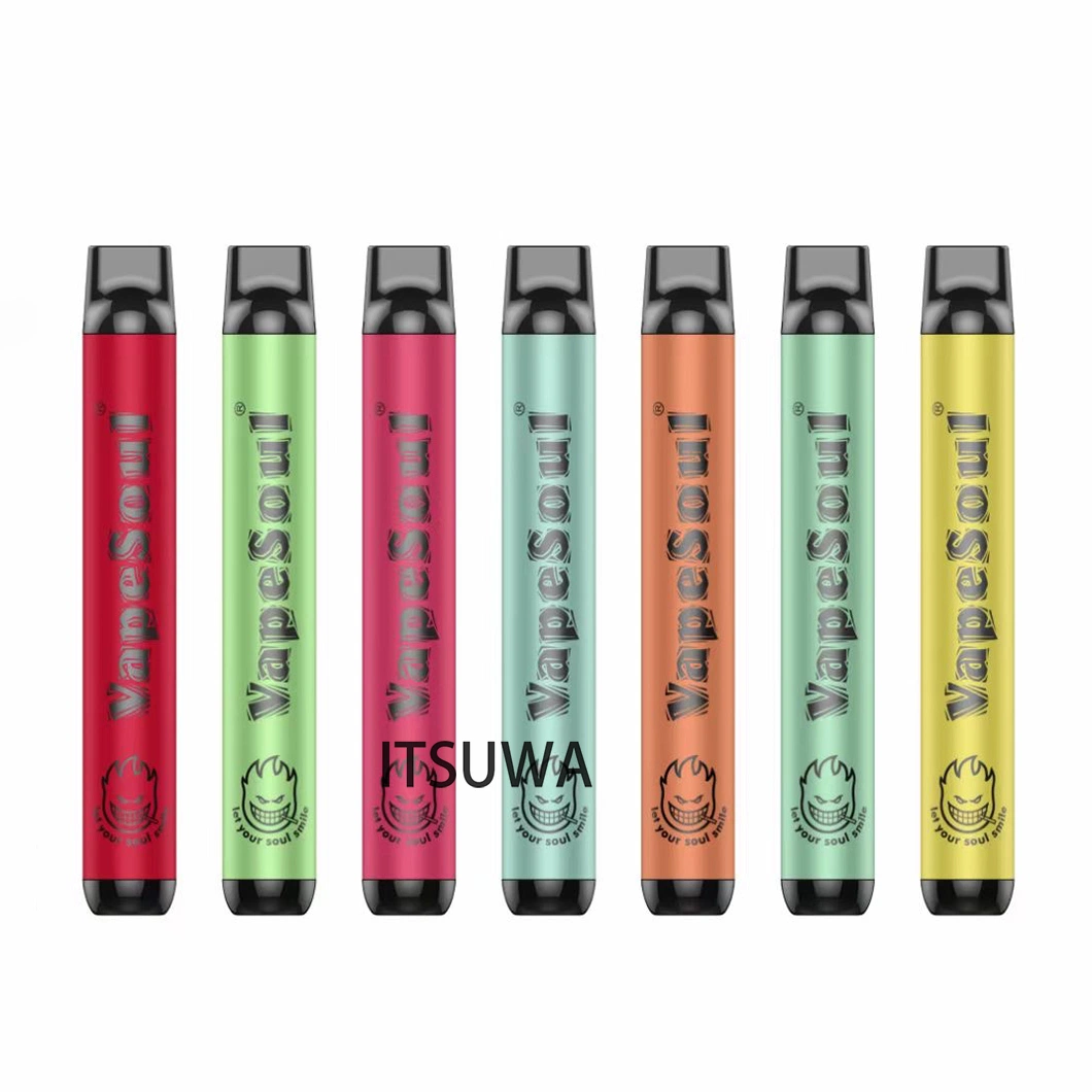 Ituwa Vapesoul desechables VEP E-Sigara Doblemint Energy VAPE Cigarros electrónicos Vaper Puff Desposable Shenzhen VAPE dulce Puff