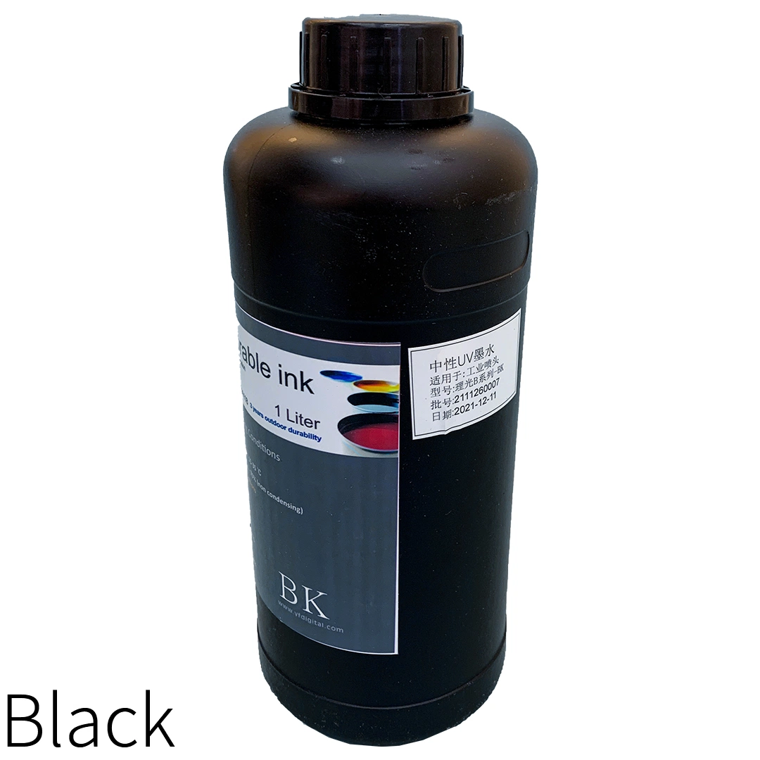 Tinta UV Tinta Industrial B-Série 1L adequado para a Ricoh Gen5 Cabeçote de Impressão