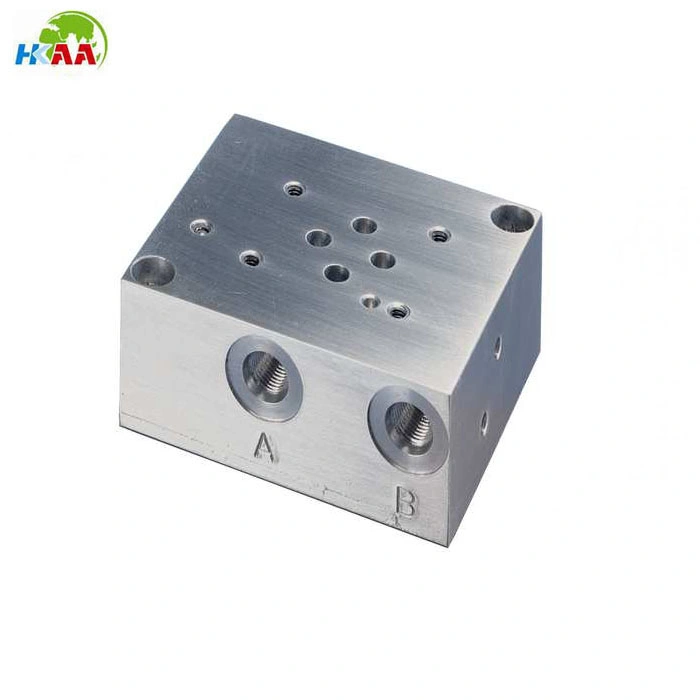 CNC Milling Aluminum Hydraulic Manifold Block