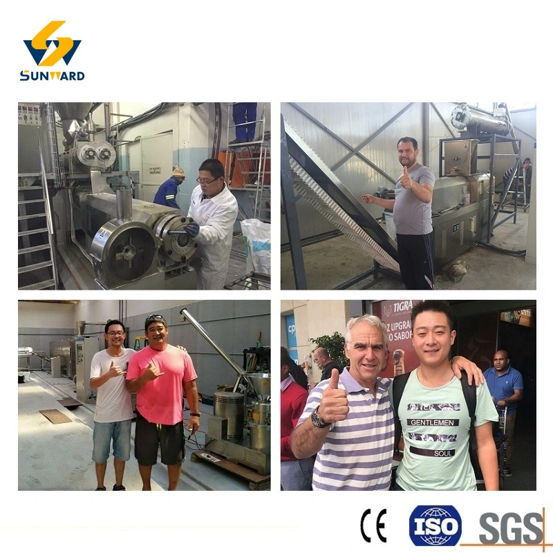 Cereal-Based Raw Materials Puffed Dry Animal Feed Pet Dog Food Production Plant Machines Extruders & Gas-Fired Dryers