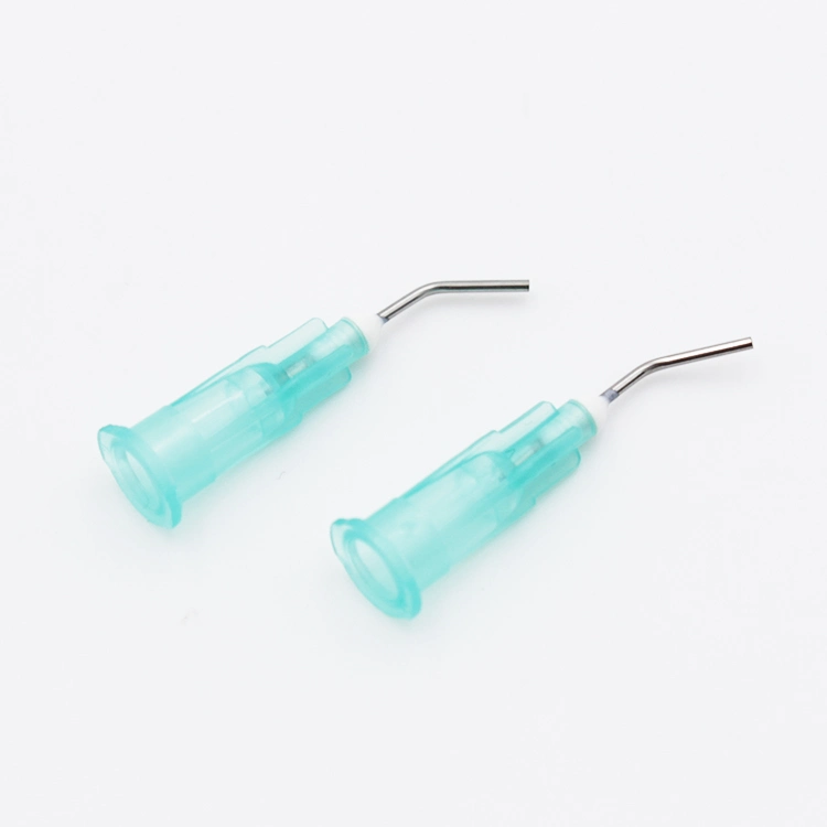 Curved Irrigation Needle Tips for Ophthalmic or Dental