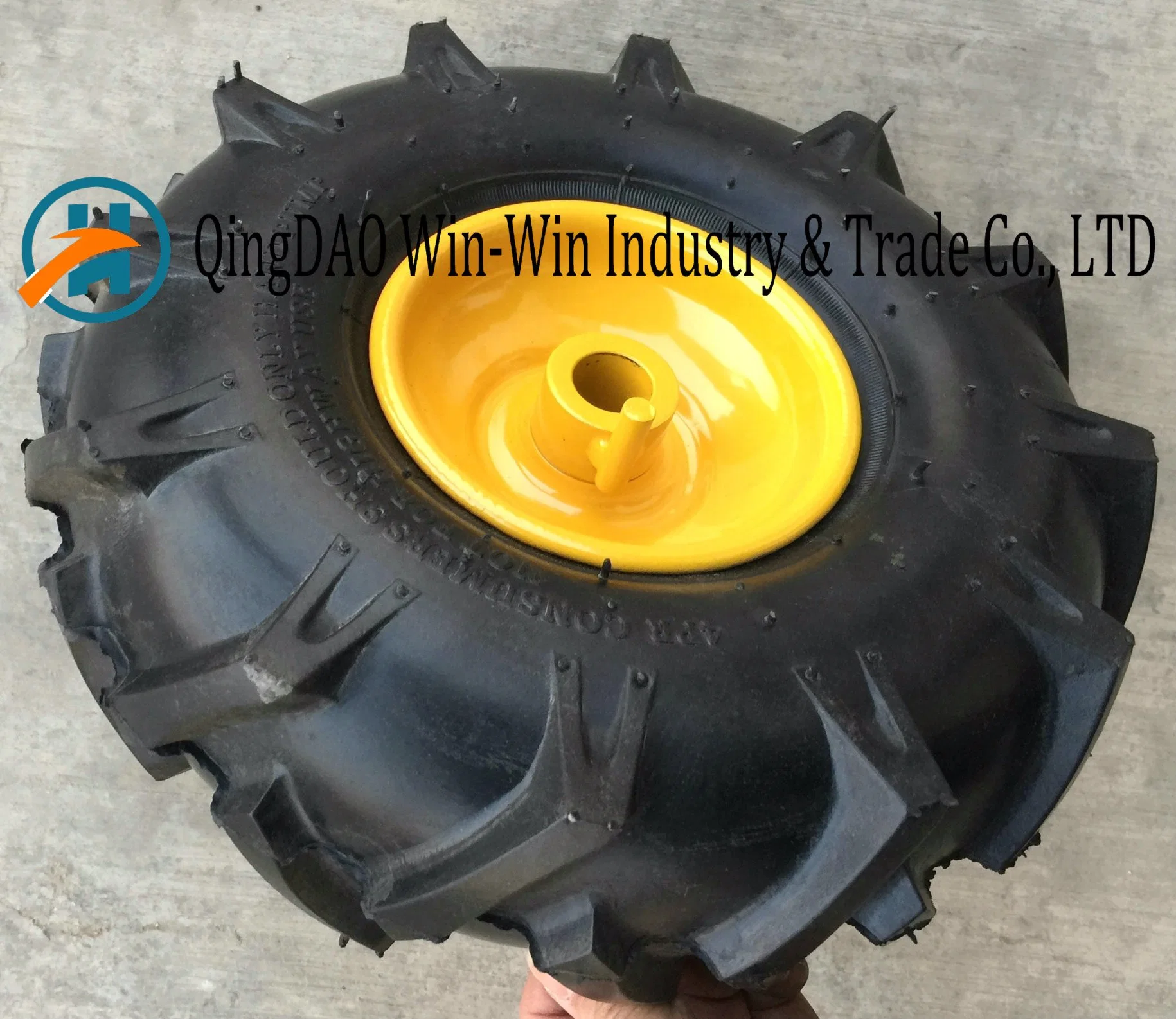 Colorful Wheelbarrow Wheel for Tool Cart Snow Machine Sweeping Machine