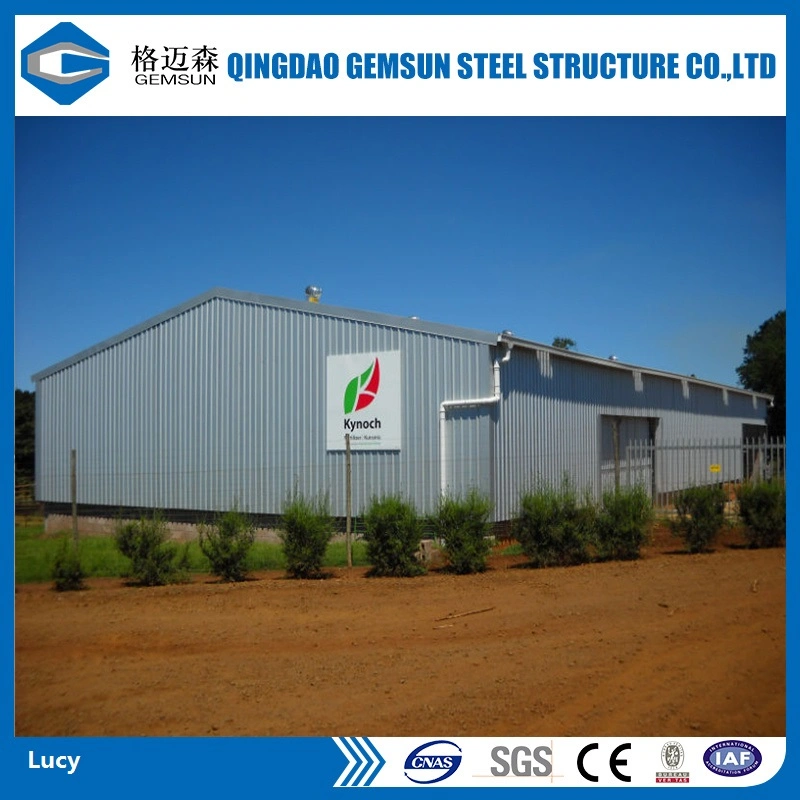 Estructura de acero para el diseño de China de almacenes prefabricados