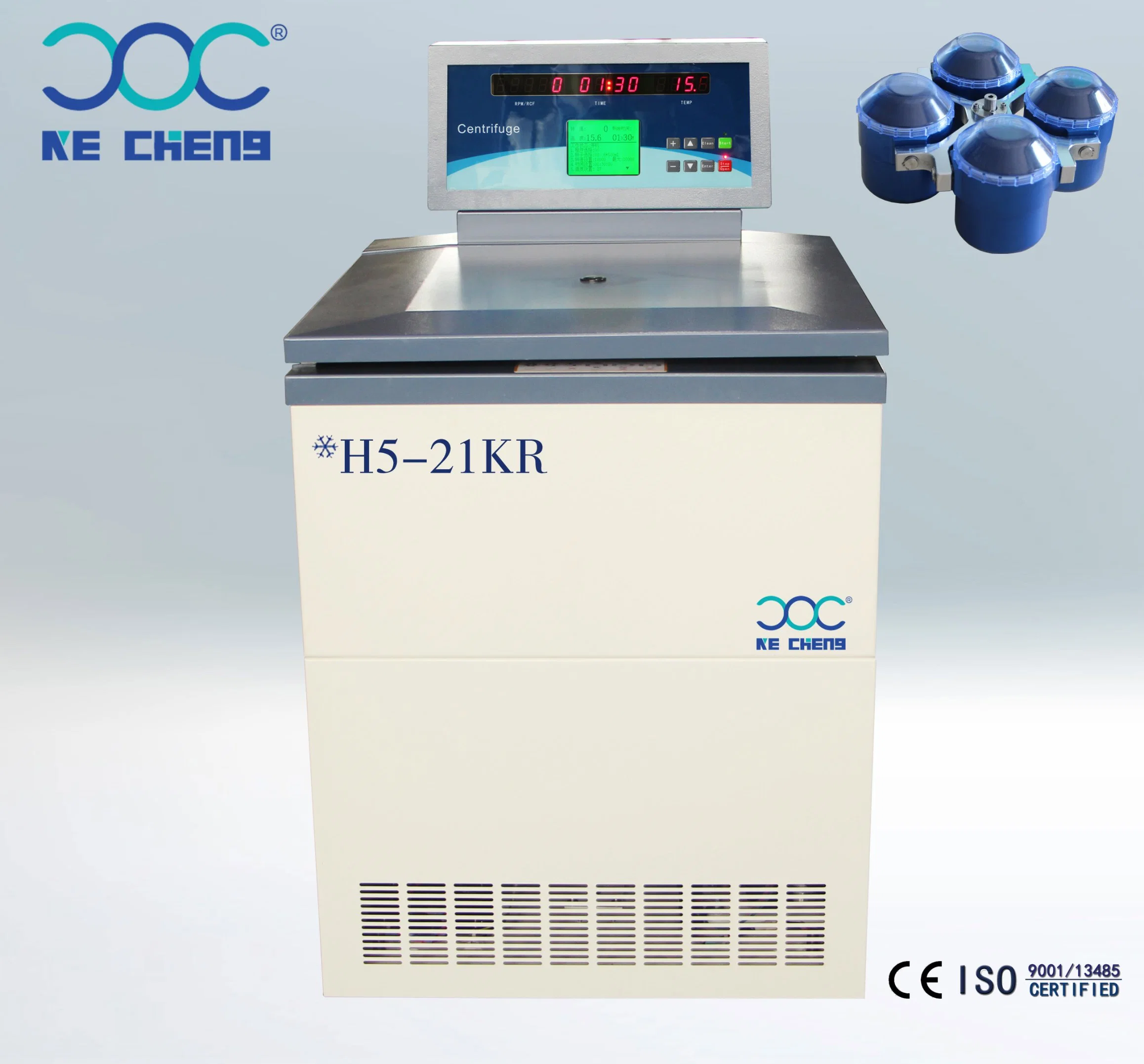 H5-21kr Standing High Speed 4X750ml Lab Refrigerated Medical Centrifuge Machine