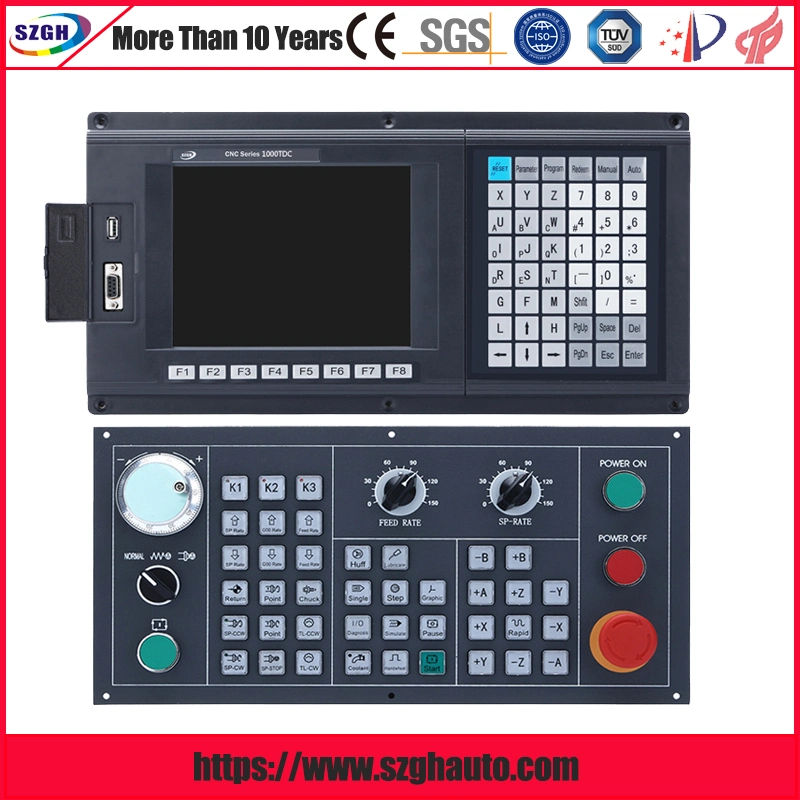 Drehmaschine und Fräsen CNC-Maschine SPS-Steuerung Szgh-CNC1000mdb-4 CNC-Fräsen Controller Weit Verbreitete 4 Achse Controller Unterstützung Plant Swing Gewicht