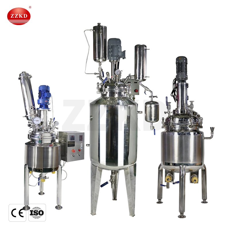 Hydrothermal Autoclave Pressure Ammonia Stainless Steel Jacketed Stirrer Reactor Pressure Vessel with Mixing Tank