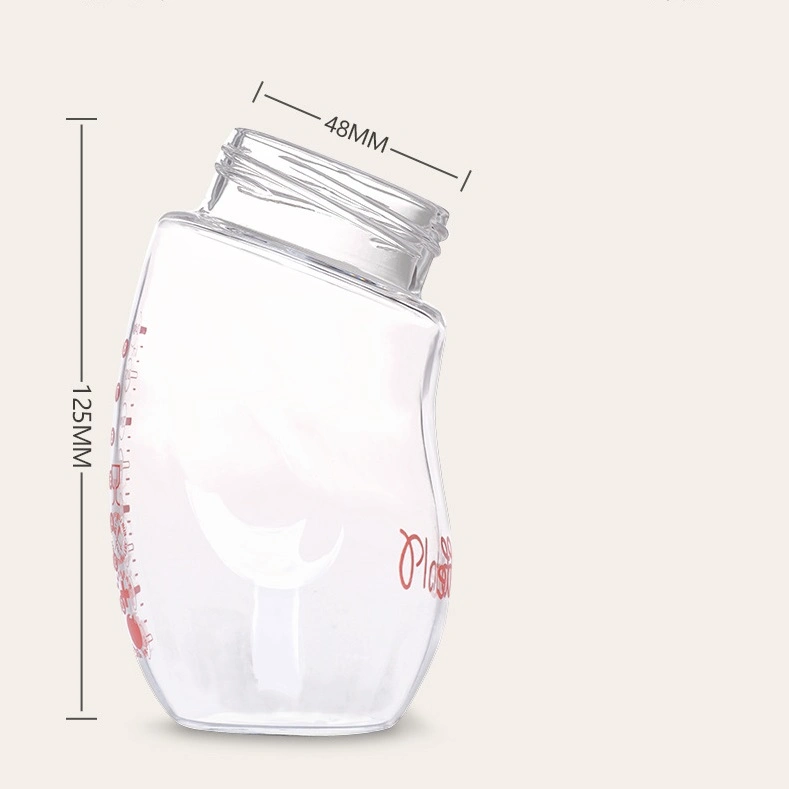 Bear Shape Baby Feeding Bottle Milk Bottle with Silicon Rubber Case