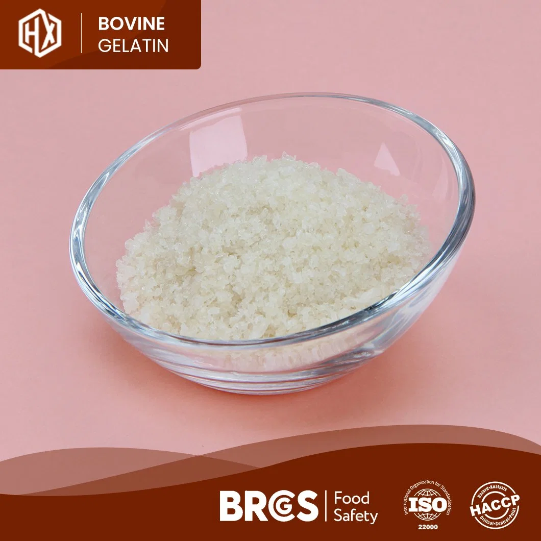 Haoxiang Wholesale/Supplier Custom Halal Bovine Skin Gelatin High-Purity Pharmaceutical Bovine Skin Gelatin China Halal Gelatin Factory Food Grade Bovine Skin Gelatin