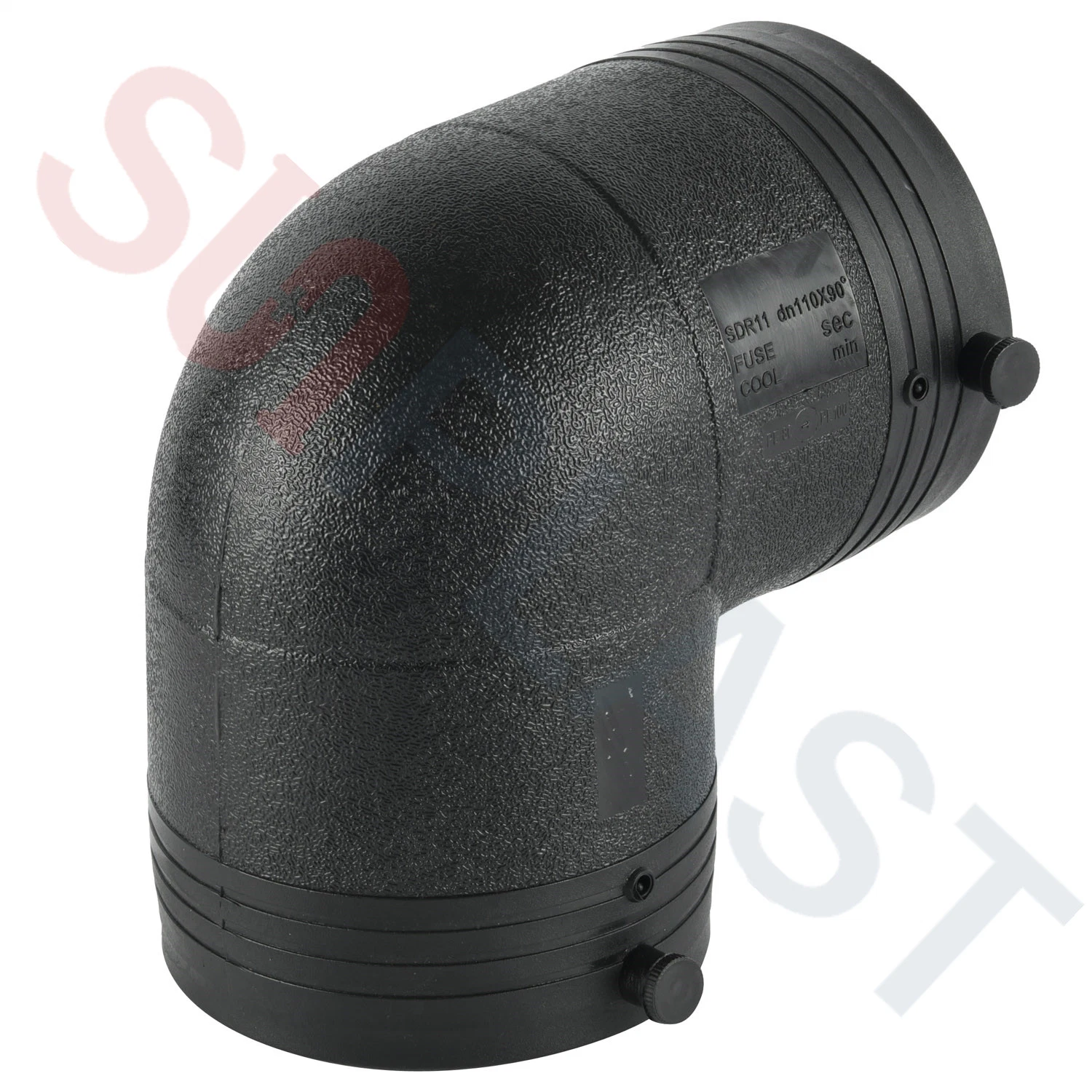 متعدد الأنابيب ينحني المرفق بولي الأنابيب HDPE Pipe Elbow DN32~DN400mm في SDR11-Pn16