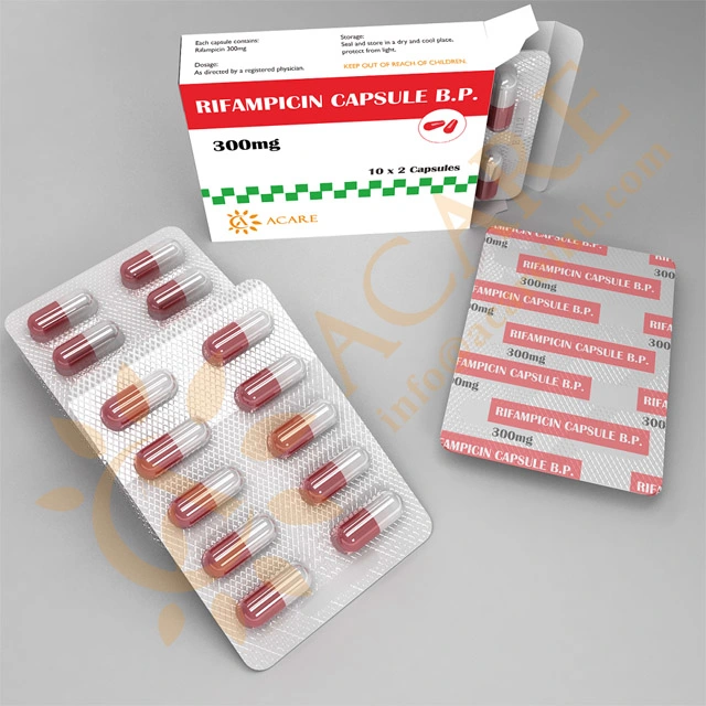 Pharmaceutical Manufacturing China Rifampicin Capsule 300mg; 150mg