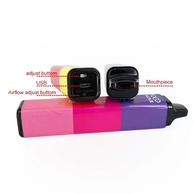 Poco Triple 3600 Puffs Disposable/Chargeable Vape Ecigarette