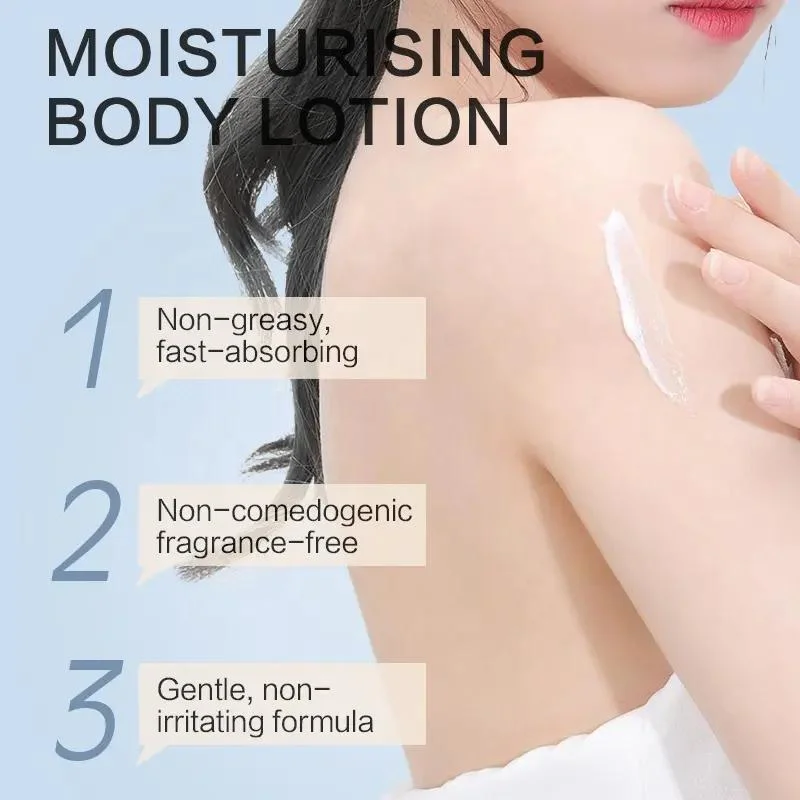 Smooth and Soft Skin Hydration Body Care Lotion Whitening Moisturizer Brightening Lotion