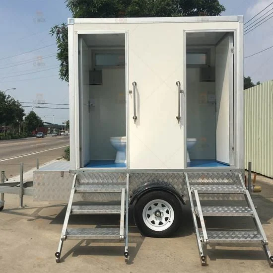 Yituo Mobile Outdoor Luxury Portable Bathrooms Restrooms Trailer Portable Camping Toilet Manufacturers for Sale