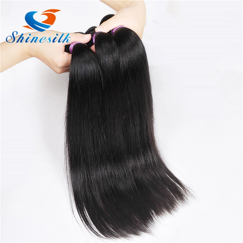 Fabricado na China produtos cabelo liso brasileira de cabelo humano 3 pedaço Hair tecem Bundles 10-28polegadas Cor Natural preço grossista Remy Produtos de cabelo