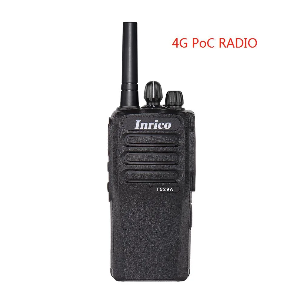 Inrico T529UN POC de 4G LTE 4000mAh y la tarjeta SIM de Radio walkie talkies