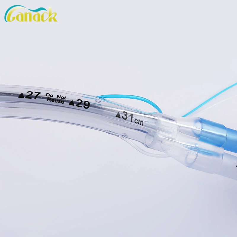 Made of Medical Grade PVC Reinforced Endotracheal Tube with Suction Lumen