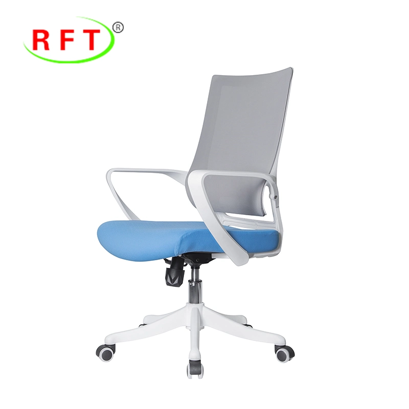 China Manufacturer Low Back Ergonomic Black Mesh Office Table Chair with Wheels