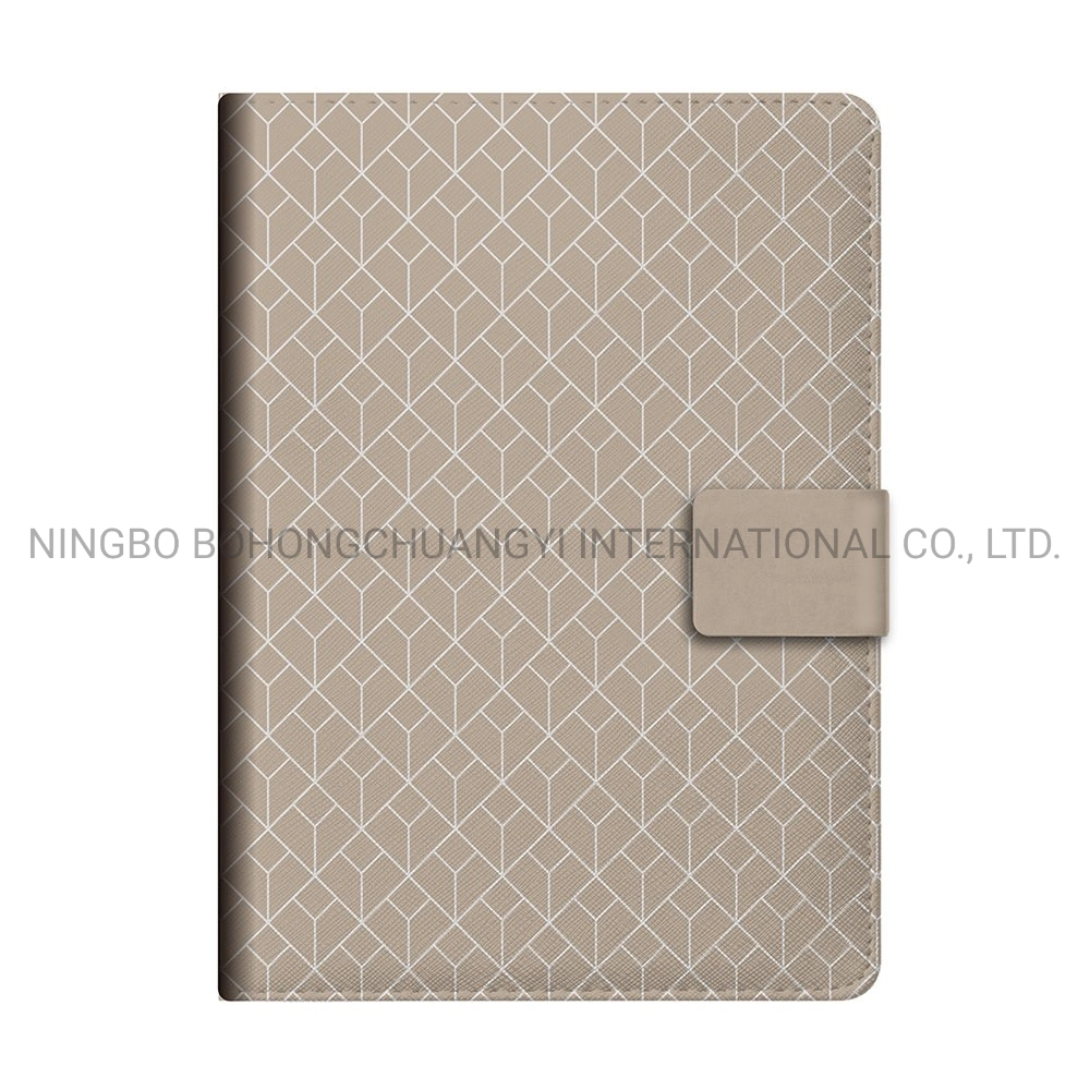 Business Style PU Leather Journal Notebook with Buckle