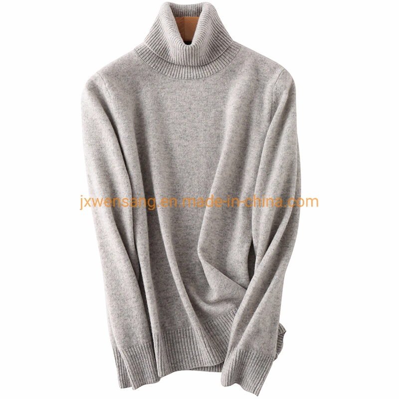 100% Merino Wool Women Long Sleeves Various Colors Turtleneck Roll Neck Sweater From China Manufacturer