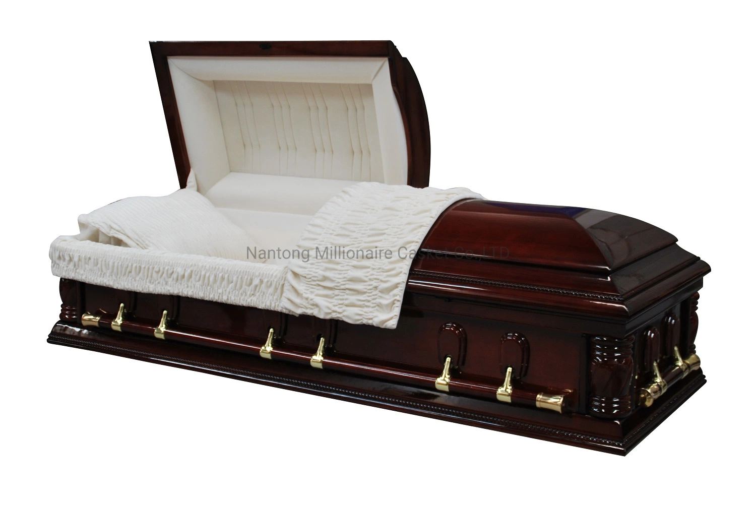 High quality/High cost performance Pure Wood Funeral Oak Caskets