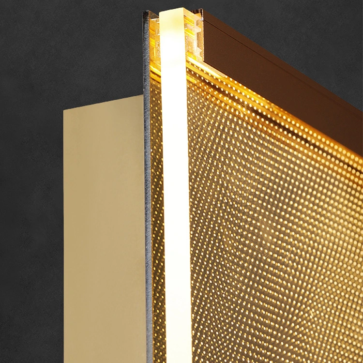 Moda moderna pared de LED acrílico Luz Sconce para Living Room, Corredor