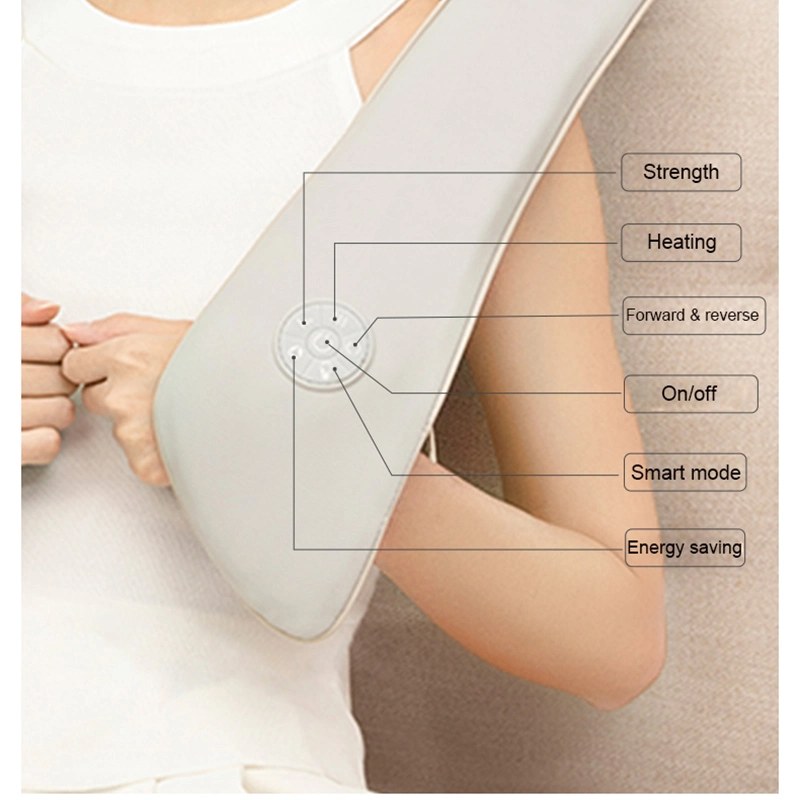 Factory Wholesale/Supplier Neck Shoulder Back Massager Kneading Heating Massage Belt