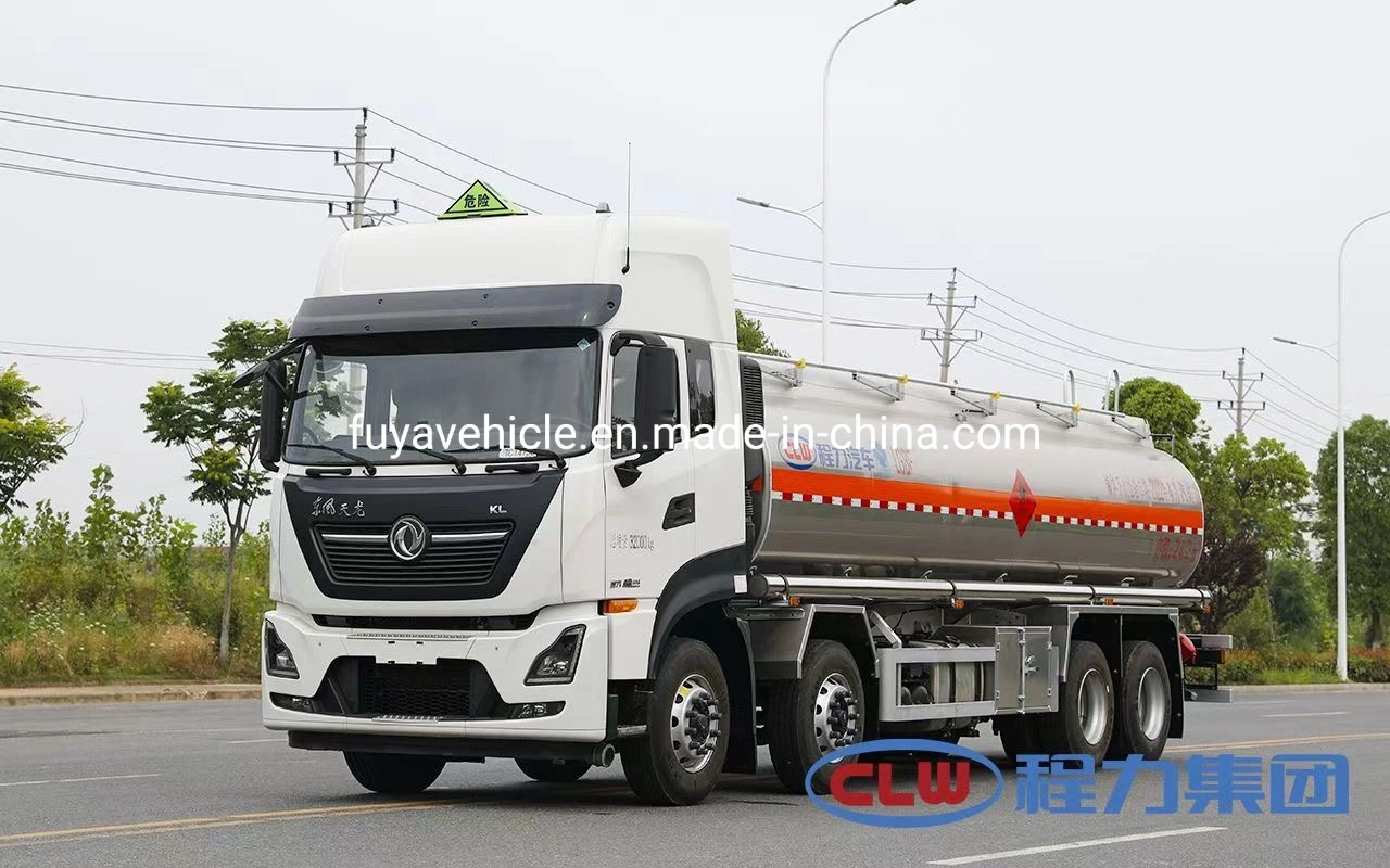 Dongfeng 6600 Gallons 7900 Gallons 25000 Liters 30000 Liters 315HP 8X4 Aluminum Alloy Fuel Tanker Trucks for Sale