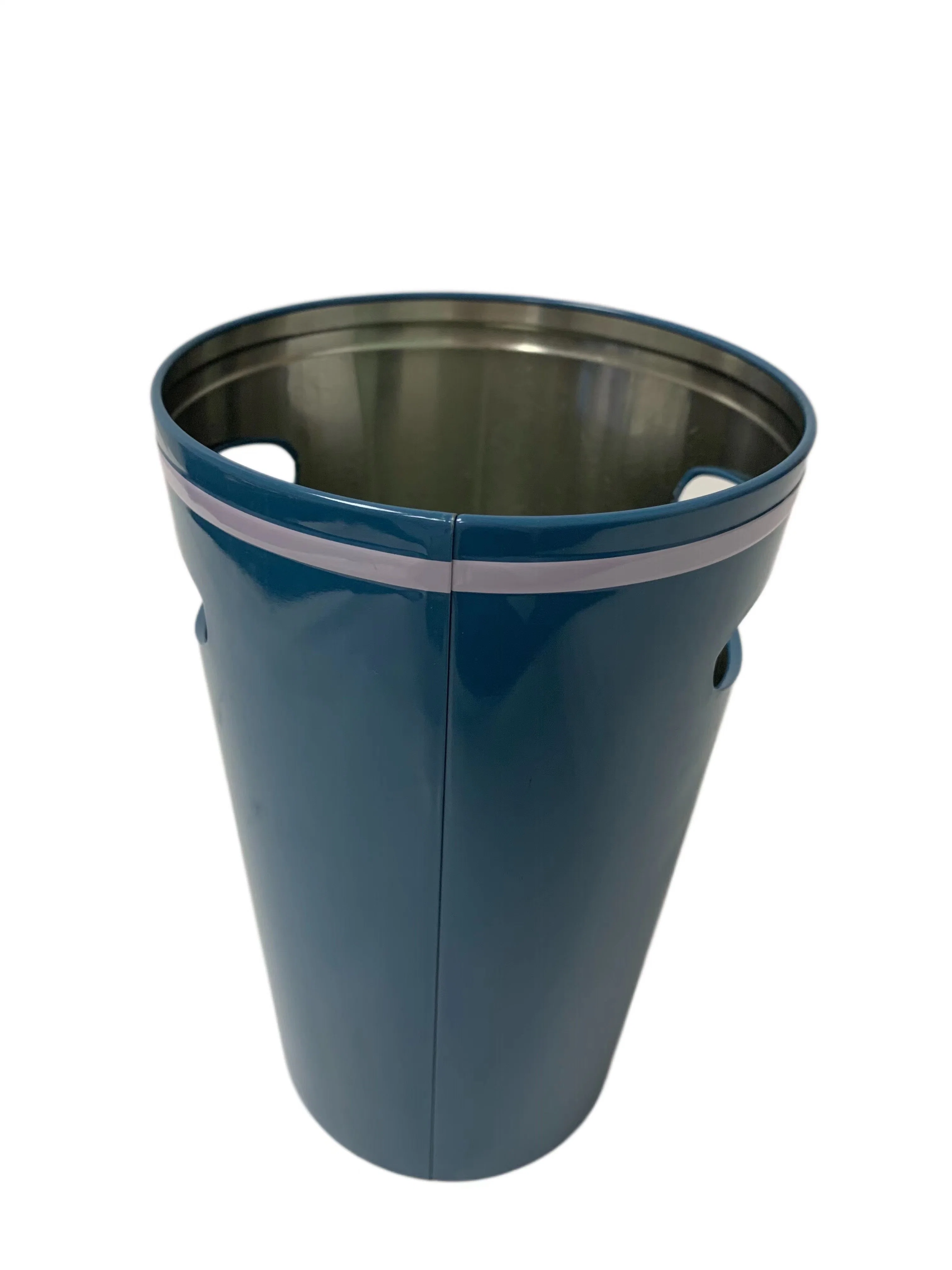 Factory Price Round Tin Bucket Round Beverage Tin Tub Drink Cooler Ice Tin Bucket with Embossing