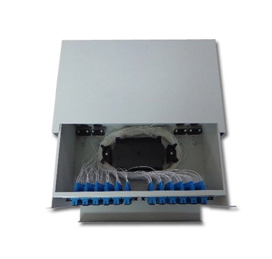 Fabrik Preis ODF 144 Core Rack mounted Fiber Optical Adalah Terminal CTO/NAP Verteilerkasten verschiebbares Schalttafel mit 1X16 SPS Splitter