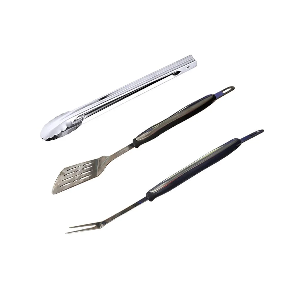 Stainless Steel Heat-Resistant Barbecue Set Roast Turning Tool 3 Pieces