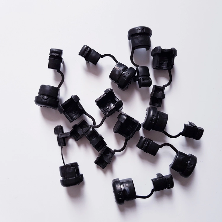 Black White Color Lamp Cord Strain Relief Bushing for Flat Cable