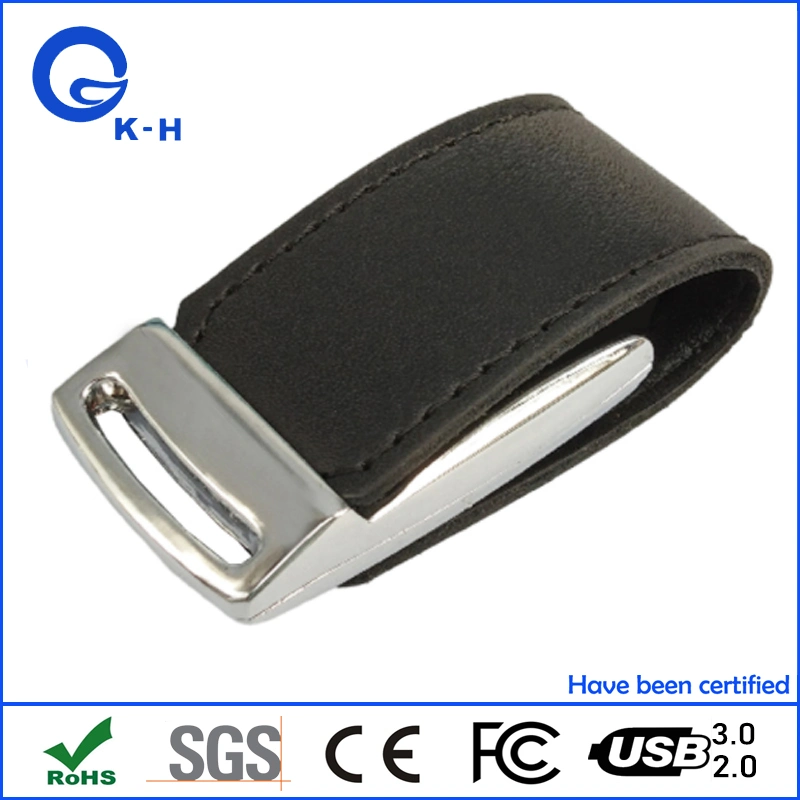 Popular Memory Pendrive Leather USB Flash Disk Hot USB Key