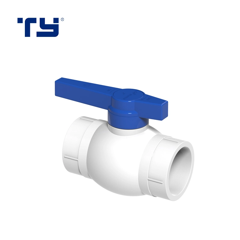 Pn10 Pn16 ASTM Standard Plastic/PVC/CPVC/PPR Ball Valve with Threaded or Socket Hot Sales