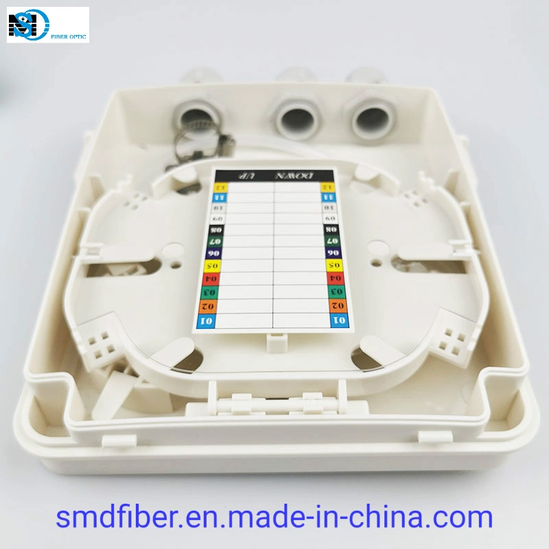 Cuadro de FTTH 12 núcleos de acceso de fibra Terminal/Caja de distribución de cable de fibra óptica