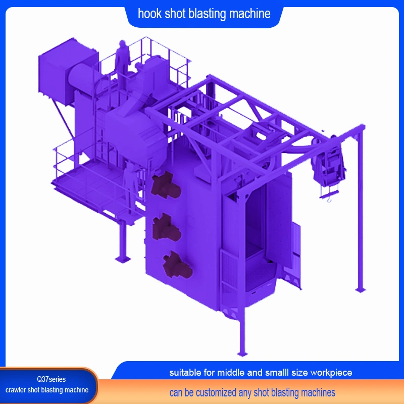 Hook Type Shot Blasting Machine with Abrasive Circulation Purification System