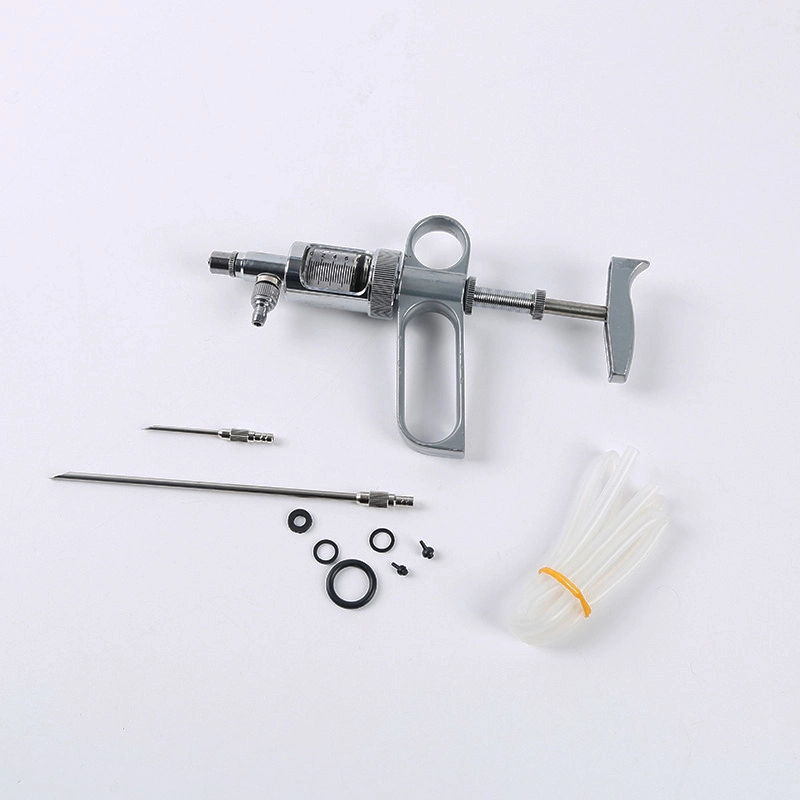 Fowl Livestock Poultry Pig Automatic Vaccinator Continuous Syringe Injector for Animal