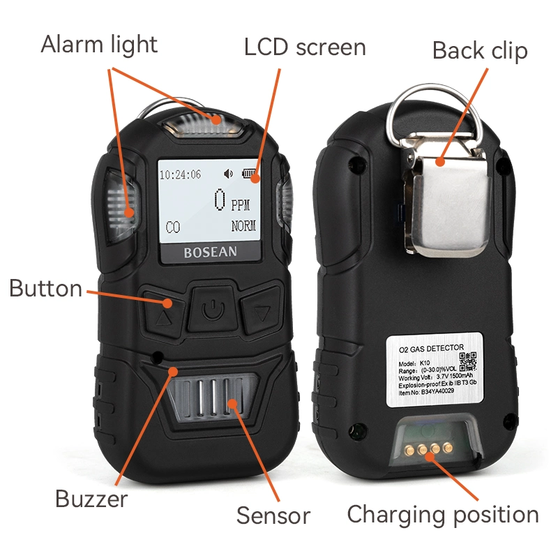 Bosean Hot Sale Simple and Portable Gas Detector Portable Combustible LPG Gas Detector