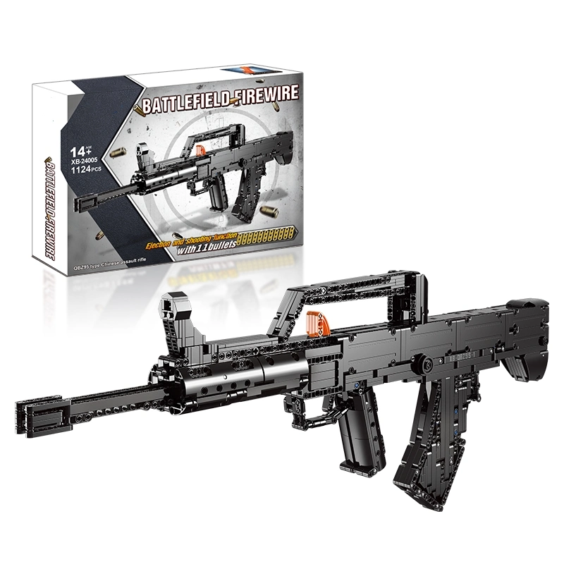 Simulation Construction Block Gun fusil jouet Pubg Eating Chicken Assembling Pistolet à jouets