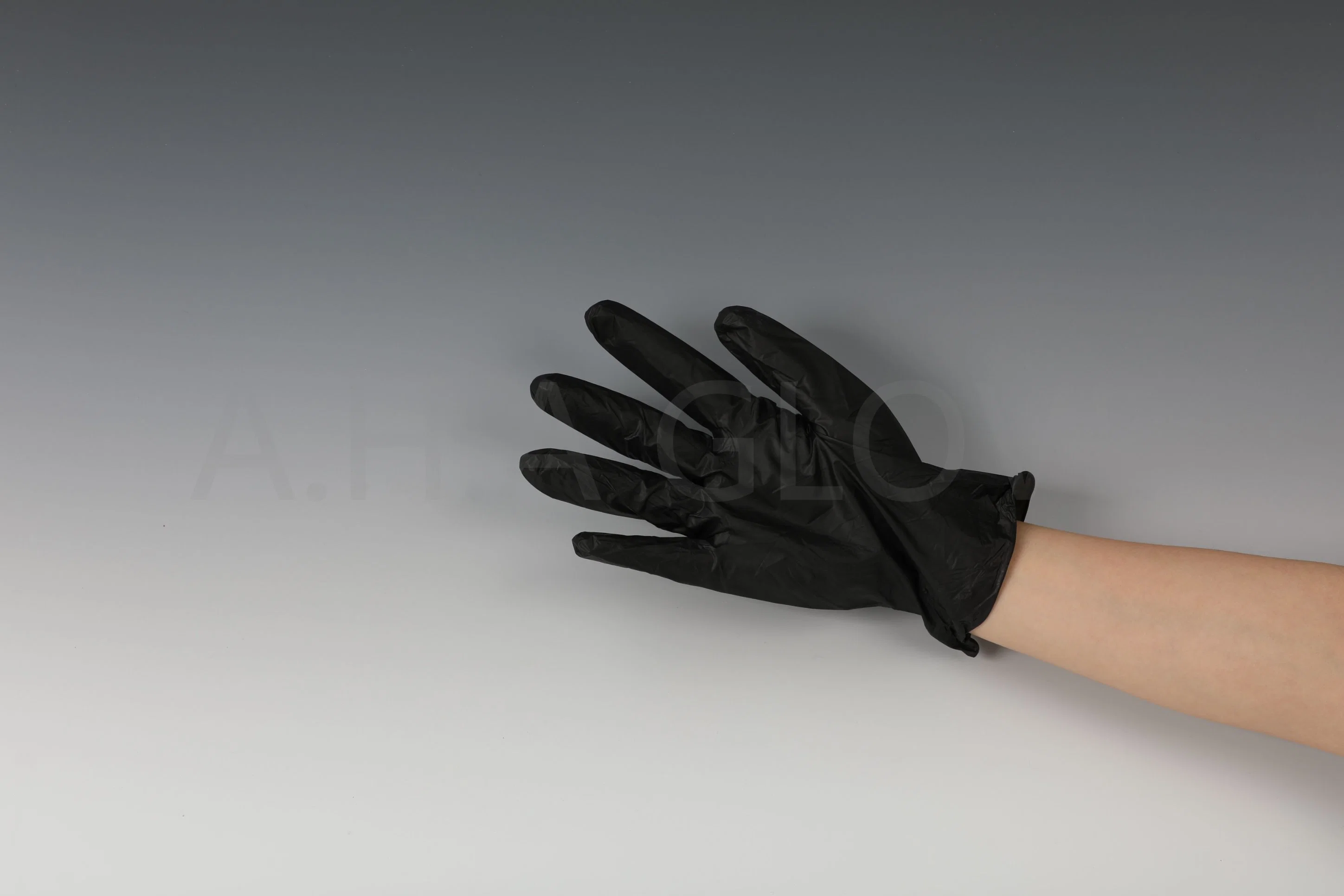 Blue Black Industrial Workshop Disposable Cleanroom Cleaning Vinyl/PVC/Nitrile Gloves