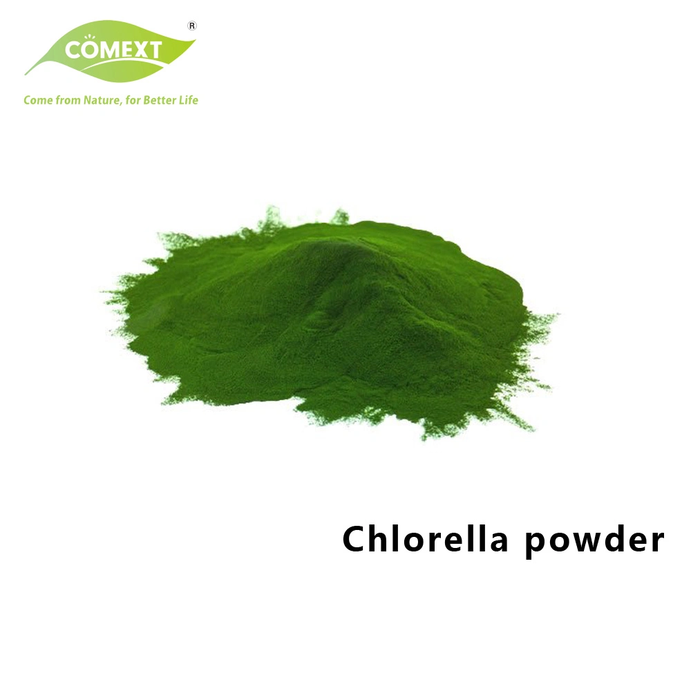 Comext amostra grátis suplemento Pacote Superfoods Chlorella Vegan em pó com várias vitaminas, minerais e antioxidantes