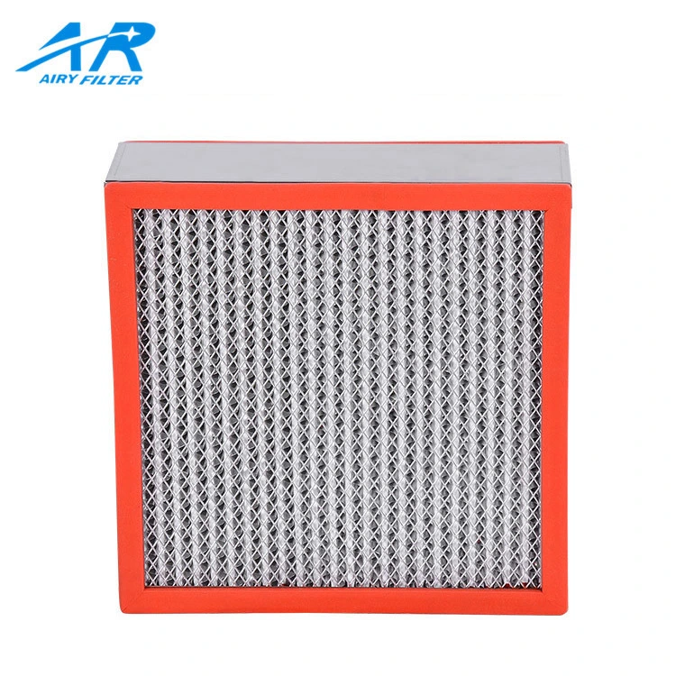 High Temperature Resistant Efficient HEPA Filter for Industry Use