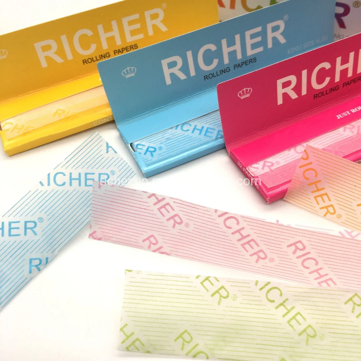 Richer FDA Approved Colorful Printing Smoking Rolling Papers