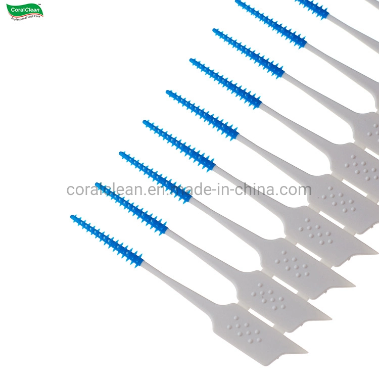 Wholesale/Supplier 20 PCS Pack Soft Silicone Interdental Brush for Oral Care