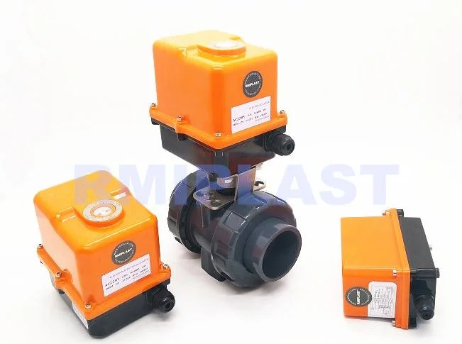 Small Type Plastic Body Electric Actuator for Ball Valves Butterfly Valve Install ISO 5211