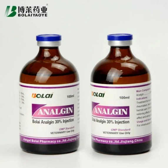 Liquid Injection 50% Analgin Injection Veterinary Injection 100ml Bolai