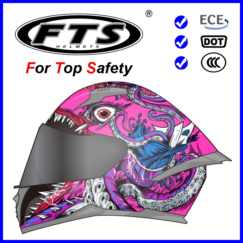 2023 نموذج جديد Full Face Helmet Dp816 مع الشهادات DOT واللجنة الاقتصادية لأوروبا R 22.06